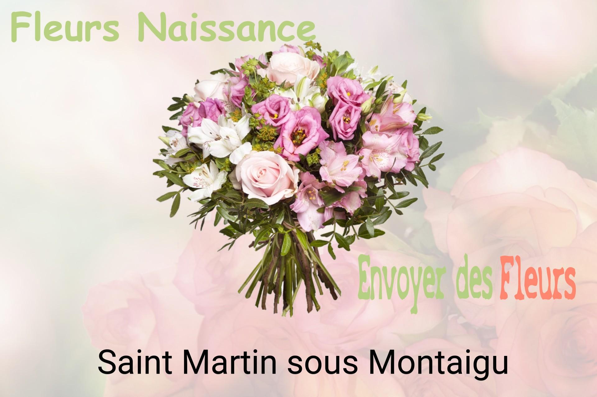 Bouquet de fleurs de naissance livré à Saint-Martin-sous-Montaigu